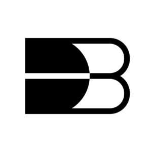 White logo of Daniel Boesen Architecture, Central Coast architect based in Terrigal, NSW