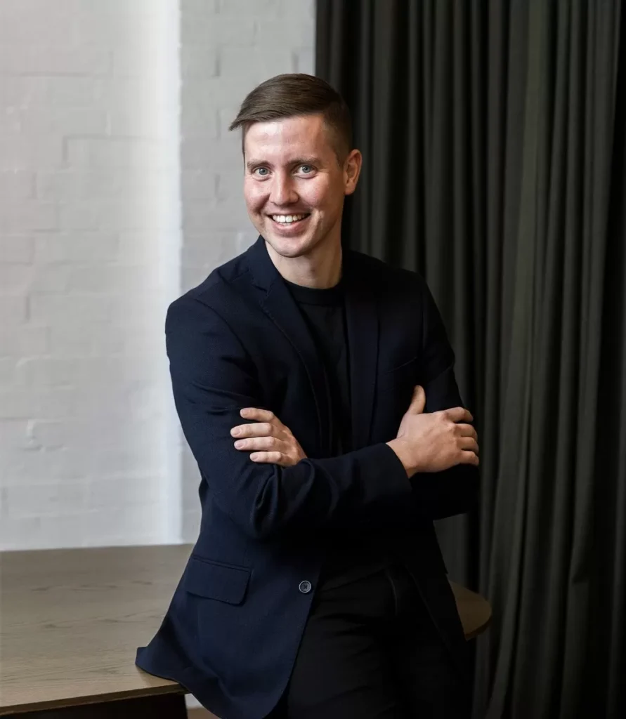 Portrait photograph of architect Daniel Boesen, founder of Daniel Boesen Architecture, Central Coast NSW Daniel Boesen, Architect
